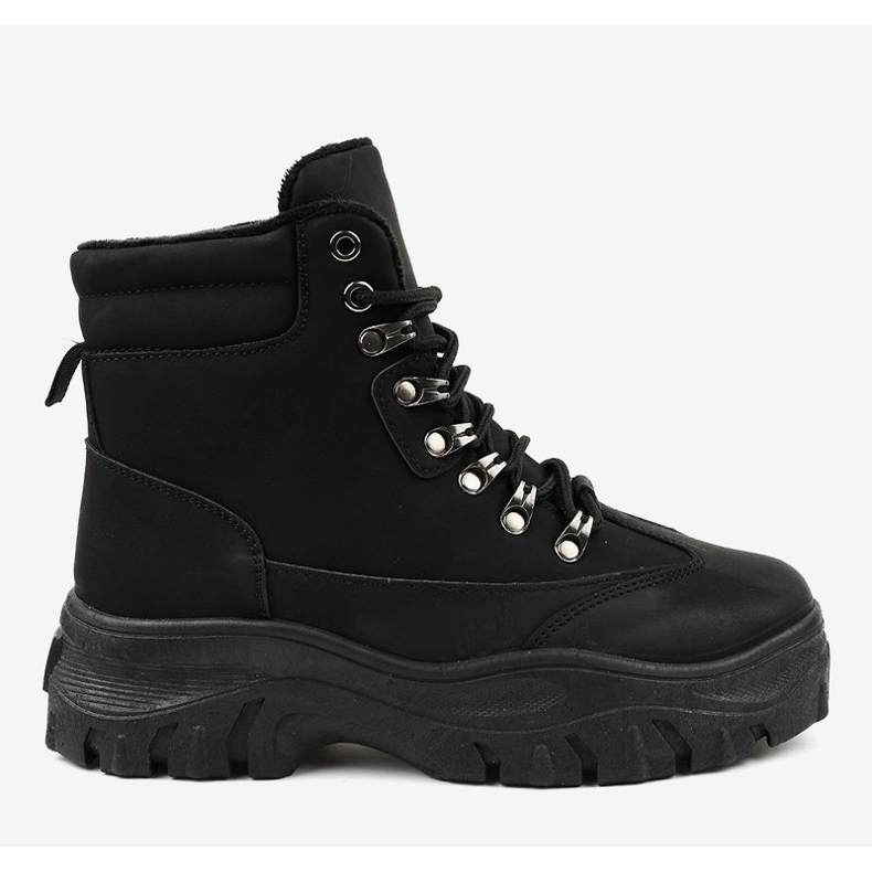 Black insulated boots W-70 2
