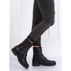 Black military boots 1952-11 Black 1