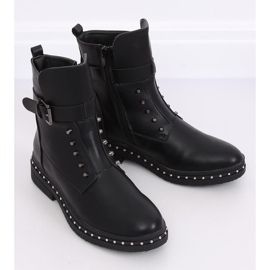 Black military boots insulated black 1946-9 Black 1