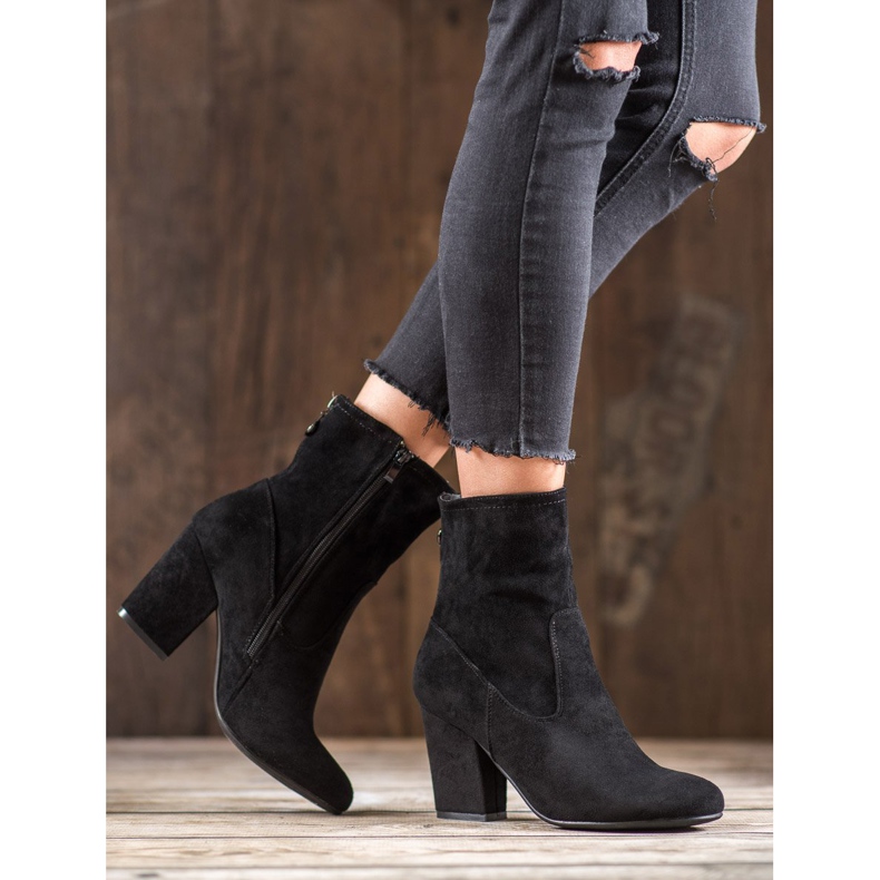 SHELOVET Black High Boots 2