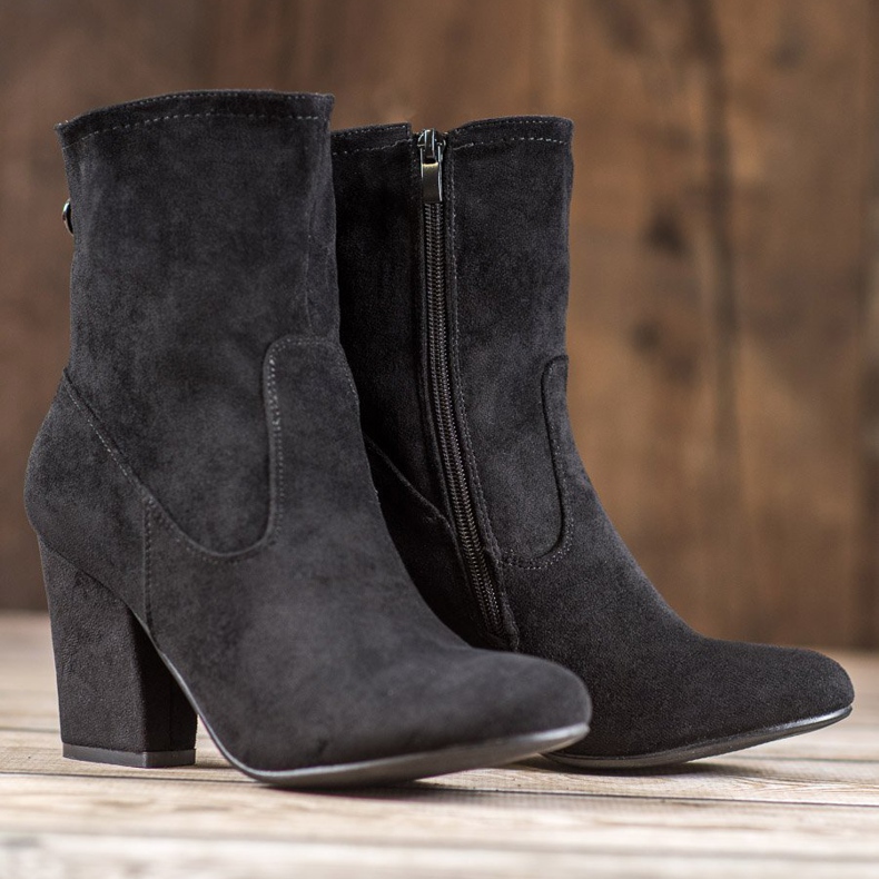 SHELOVET Black High Boots 1