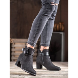 SHELOVET Elegant Boots With A Bow black 1