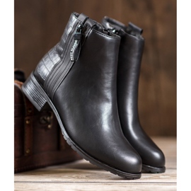 Erynn Boots With Decorative Zipper black 2