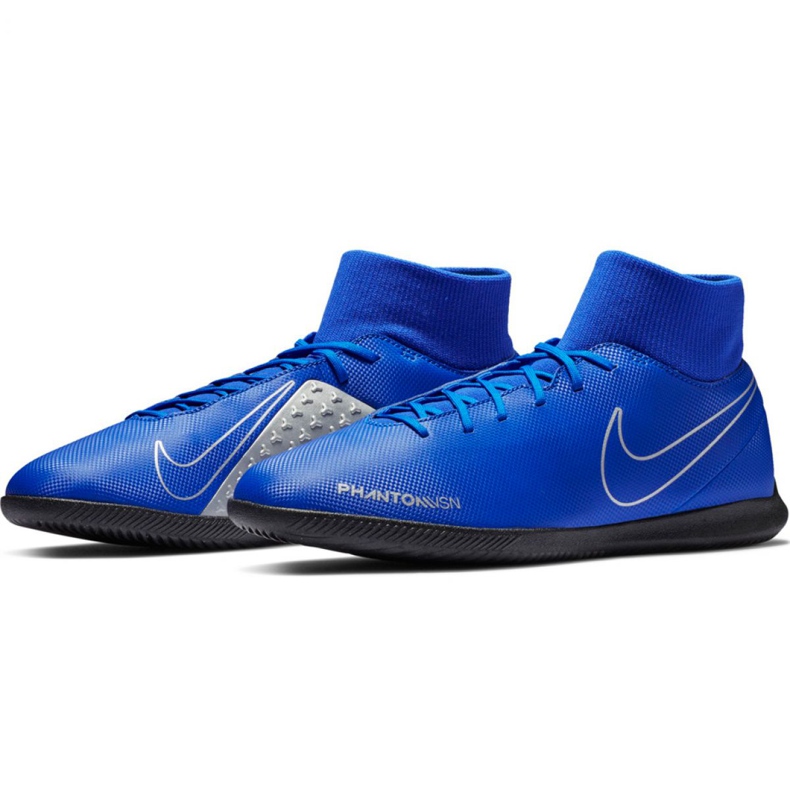 Nike Phantom Vsn Club Df Ic M AO3271 400 football shoes blue blue 2