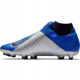 Nike Phantom Vsn Academy Df FG / MG M AO3258 400 football shoe multicolored blue 1