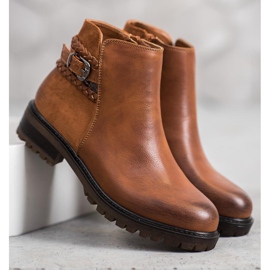 Erynn Low Workers With Decorative Belt brown 1