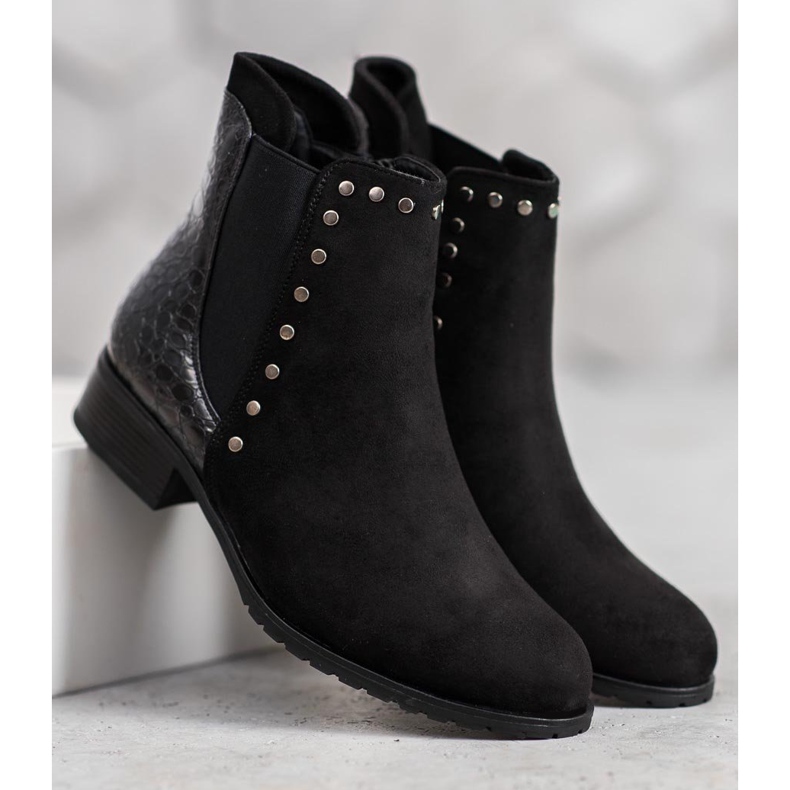 SHELOVET Fashionable Black Boots 1 SHELOVET Fashionable Black Boots 1