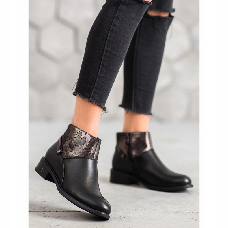 VINCEZA boots black multicolored 2