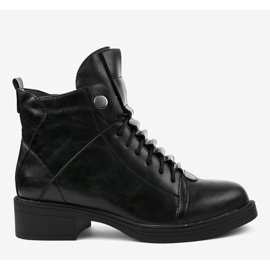 Black flat insulated boots CR-3366 2 Black flat insulated boots CR-3366 2