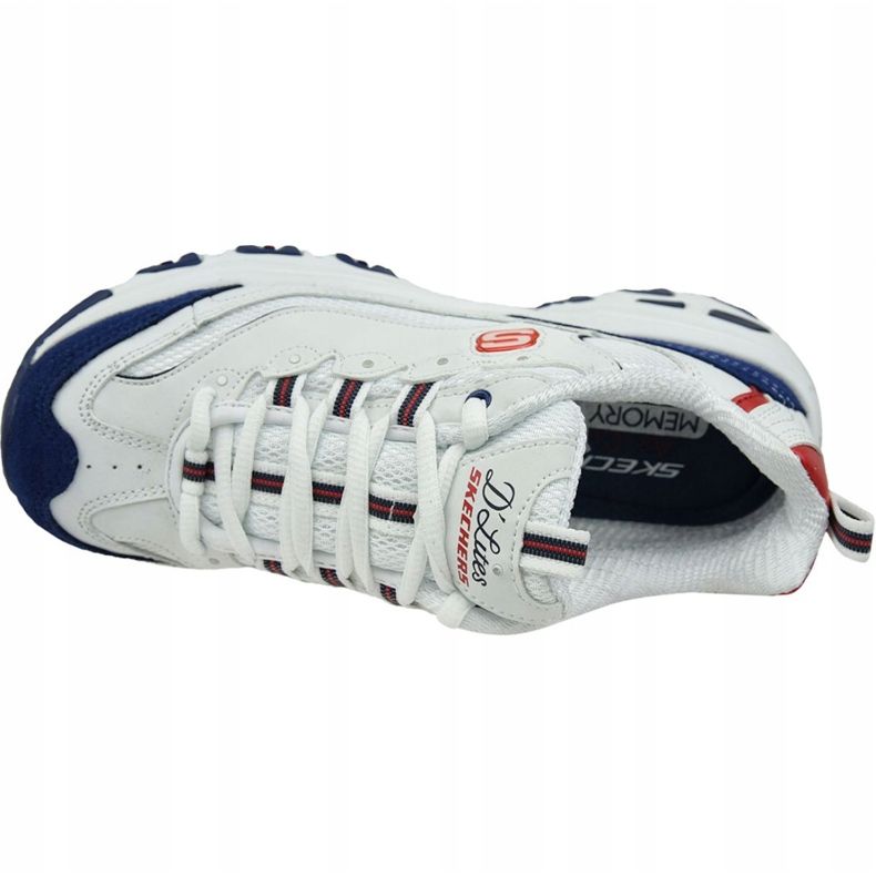 Skechers D'Lites W 13148-WNVR Shoes white 2 Skechers D'Lites W 13148-WNVR Shoes white 2
