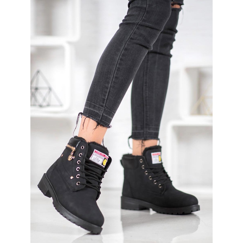 SHELOVET Trappers With Ornate Lock black 2