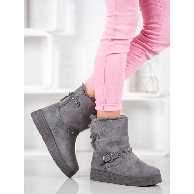 SHELOVET Mukluki With Jets grey 2