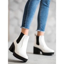 Weide Fashion Chelsea Boots white 2
