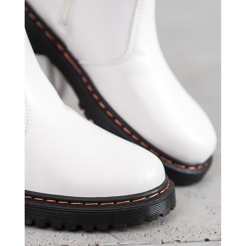 SHELOVET Chelsea Boots On The Platform white 1