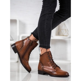 Elegant VINCEZA boots brown 1
