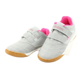 Kappa Kickoff Jr 260509K 1522 shoes pink grey 3