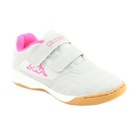 Kappa Kickoff Jr 260509K 1522 shoes pink grey 1