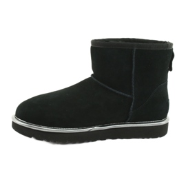 Ugg Classic Mini Ugg Rubber Logo W 1110087-BMT Shoes black grey 2