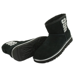 Ugg Classic Mini Ugg Rubber Logo W 1110087-BMT Shoes black grey 4
