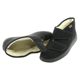 Dr.Orto Befado warm men's slippers with Velcro, pu 986M011, black 4 Dr.Orto Befado warm men's slippers with Velcro, pu 986M011, black 4