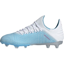 The adidas X 19.1 Fg Jr F35684 football boots multicolored blue 1
