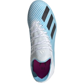The adidas X 19.1 Fg Jr F35684 football boots multicolored blue 2