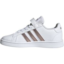 Shoes adidas Grand Court C Jr EF0107 white 2