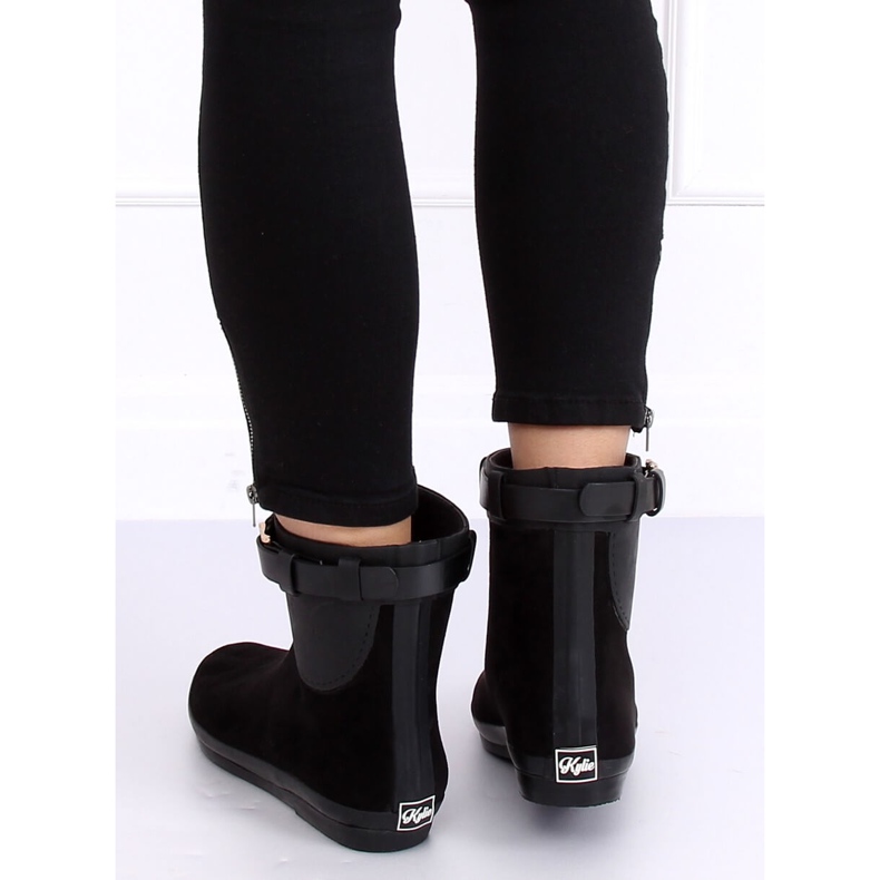 Black women's galoshes K1890101 Negro 2