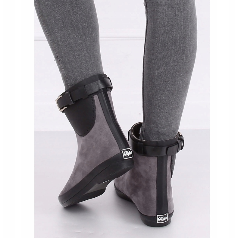 Gray galoshes for women K1890101 Gris grey 2 Gray galoshes for women K1890101 Gris grey 2