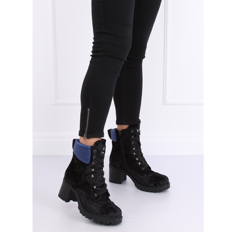 Black velor workers K1835203 Negro 2