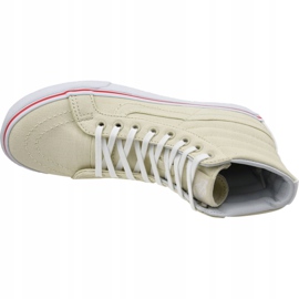 Vans Sk8-Hi Slim W VA32R2MXN shoes beige 2