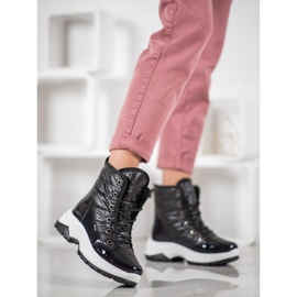 SHELOVET Sports snow boots black 1