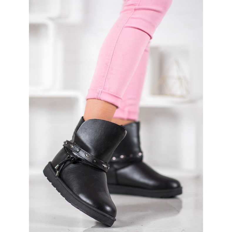 SHELOVET Mukluki With Eco Leather black 2