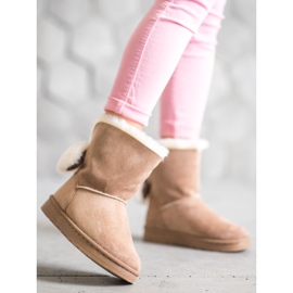 SHELOVET Warm Suede Mukluki brown 2 SHELOVET Warm Suede Mukluki brown 2