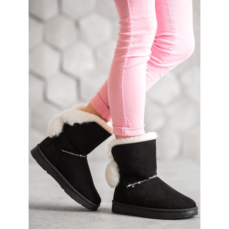 SHELOVET Warm Suede Mukluki black 1 SHELOVET Warm Suede Mukluki black 1