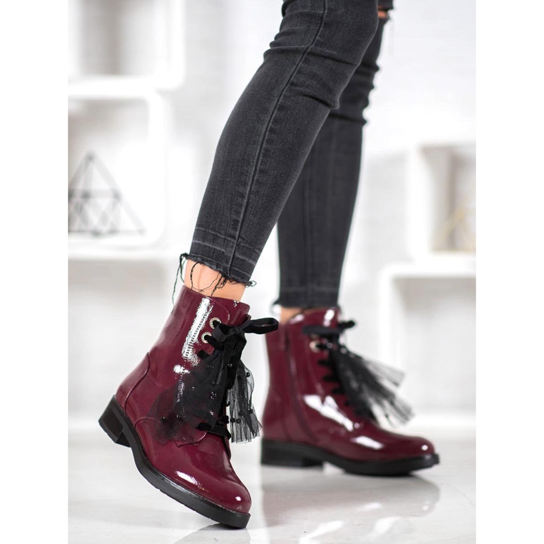 SHELOVET Lacquered Eco Leather Workers 2