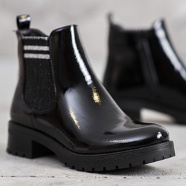 SHELOVET Sports Booties On The Platform black 1 SHELOVET Sports Booties On The Platform black 1