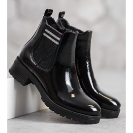 SHELOVET Sports Booties On The Platform black 2 SHELOVET Sports Booties On The Platform black 2