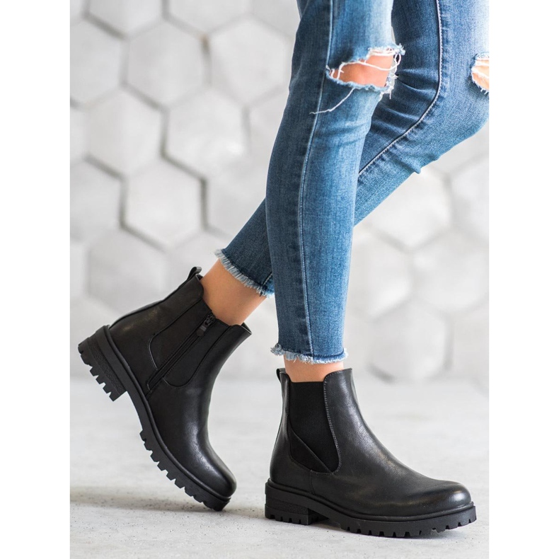 Super Mode Classic Workers Made Of Eco Leather black 1