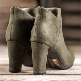 Sexy VINCEZA suede boots green 1