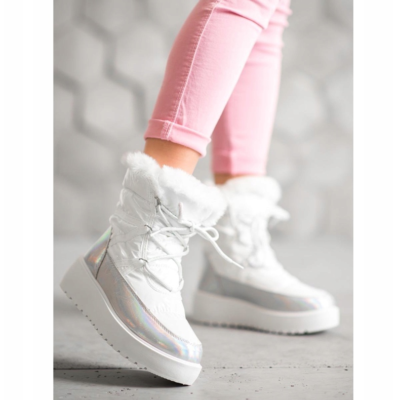 Bella Paris Fashion snow boots white 2
