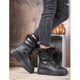 Bella Paris Fashion snow boots black 1