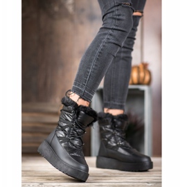 Bella Paris Fashion snow boots black 2
