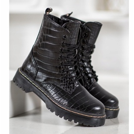 SHELOVET Fashionable Workers With Eco Leather black 1 SHELOVET Fashionable Workers With Eco Leather black 1