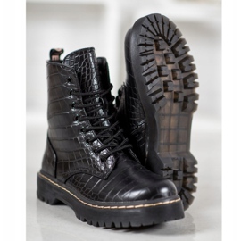 SHELOVET Fashionable Workers With Eco Leather black 2 SHELOVET Fashionable Workers With Eco Leather black 2