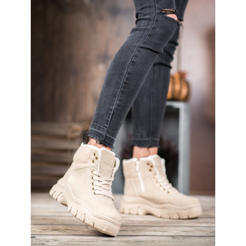 GOLL Warm Sneakers With Sheepskin brown 1 GOLL Warm Sneakers With Sheepskin brown 1