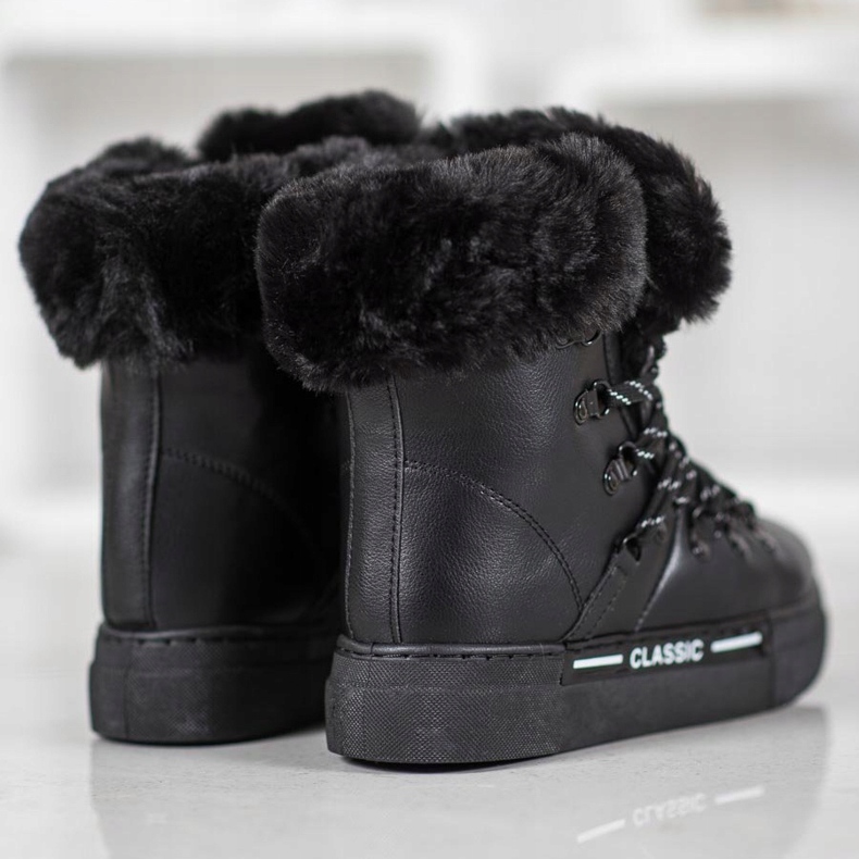 Bella Paris Classic Black Snow Boots 2 Bella Paris Classic Black Snow Boots 2