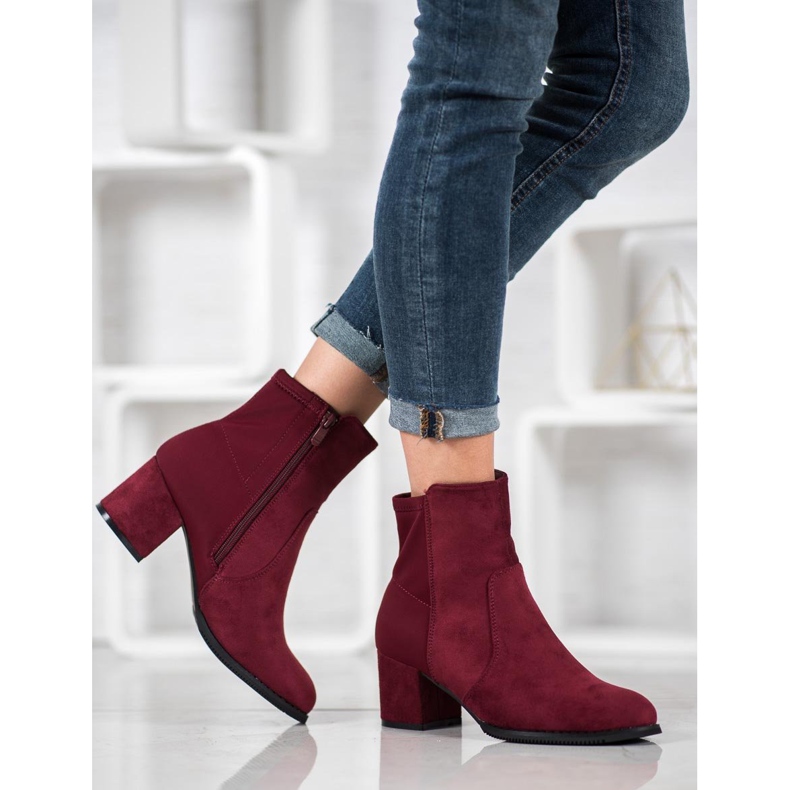 J. Star Burgundy boots red 2 J. Star Burgundy boots red 2