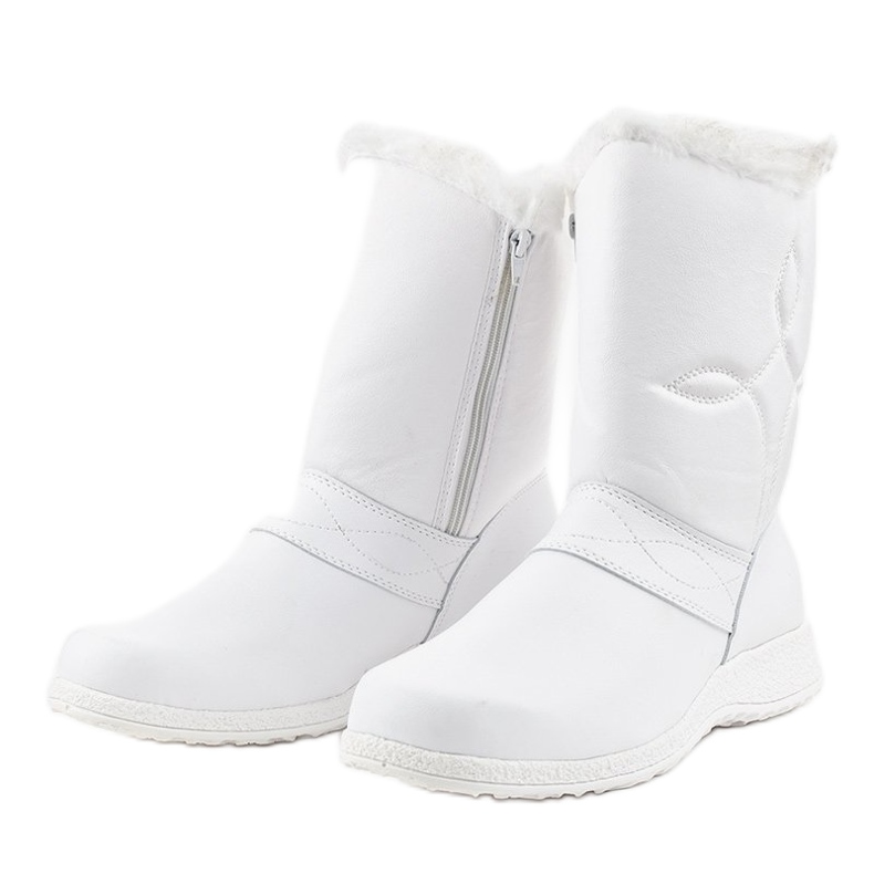 White snow boots 69 2