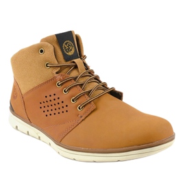 Brown, insulated men's boots X926-14 1